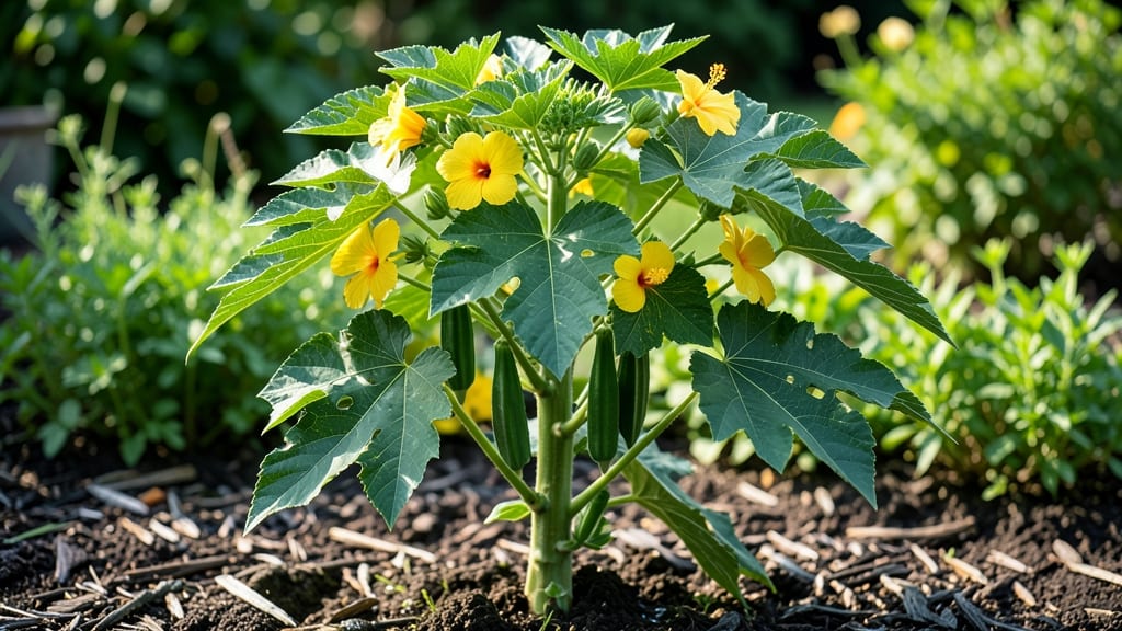 How Tall Do Okra Plants Grow: Height Guide by Variety and Growing Conditions