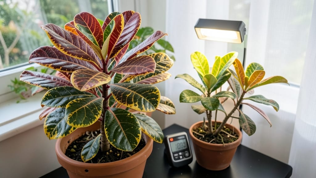 How Much Light Does a Croton Plant Need: Bright Indirect Sunlight Secrets for Vibrant Foliage