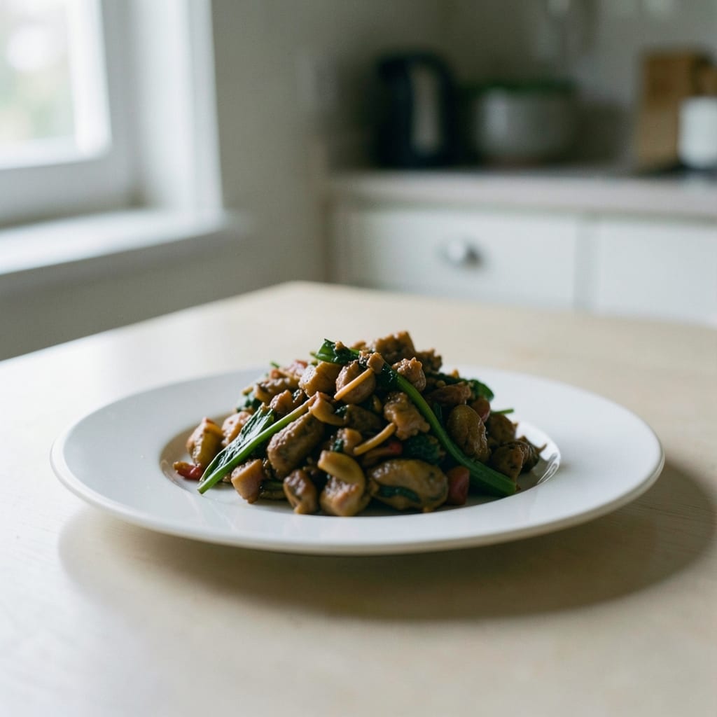 The dish as the corrected method produces it