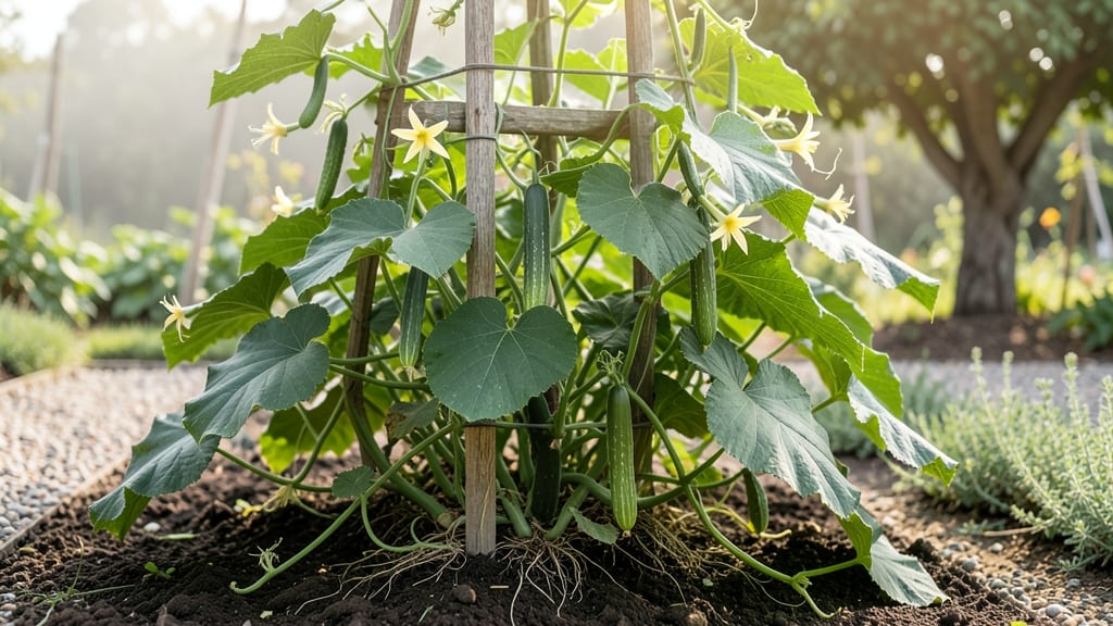 How Tall Do Cucumber Plants Grow: Space-Saving Varieties for Small Gardens